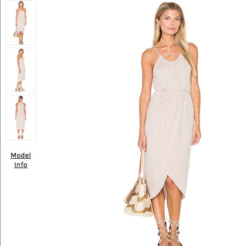 Michael Stars Alina Wrap Halter Dress